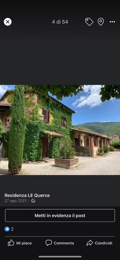 Residenza Le Querce Bilocale Fossato di Vico Exterior foto